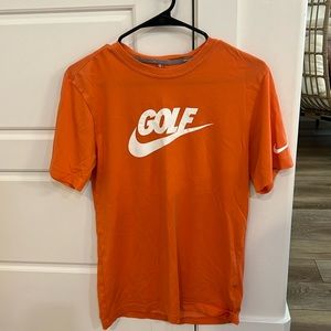 Nike golf orange tee